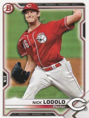 Nick Lodolo - 2021 Topps Bowman MLB Prospect Baseball Card